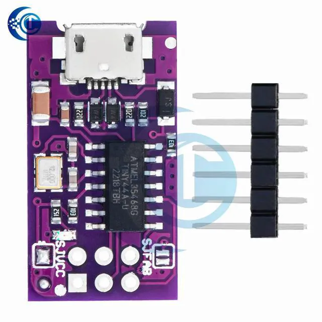 Alt view image 2 of 3 - 5V AVR Microcontroller Burner: ATtiny44 Download Programmer Module Compatible for UNO Development Board