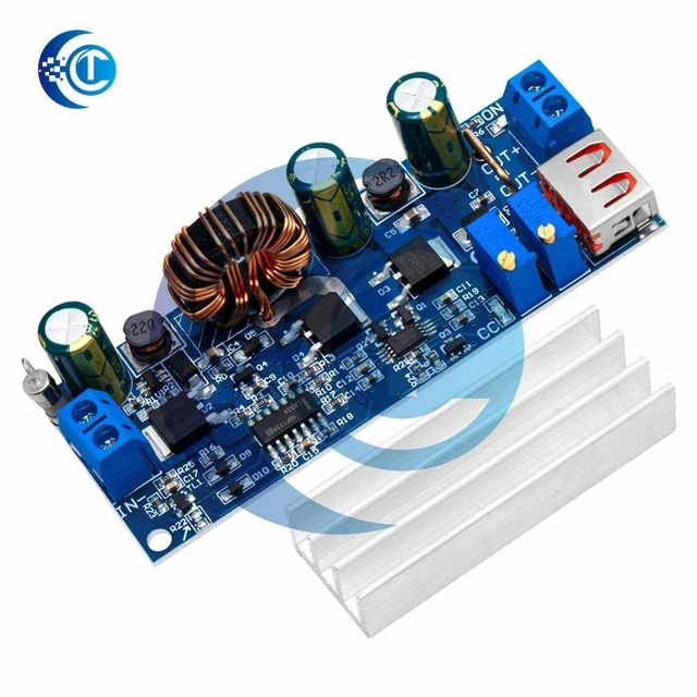 Alt view image 3 of 3 - DC DC Step Up Boost Converter 2-24v to 3-30v 4A 80w CC CV Power Module Adjustable Regulated power supply 3.7V 6V 9V 12V With USB