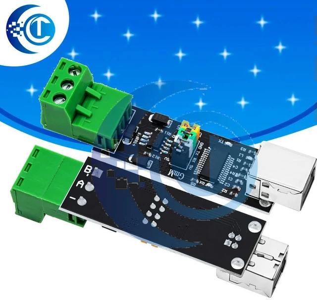 Main image of 1PCS USB 2.0 to TTL RS485 Serial Converter Adapter FTDI Module FT232RL SN75176 double function double for protection Top Sale