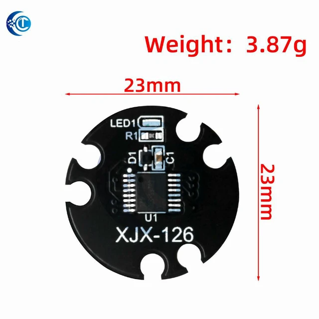 Alt view image 2 of 3 - MT6826S 1024 CPR Magnetic Encoder ABZ Output for FTC Robotics