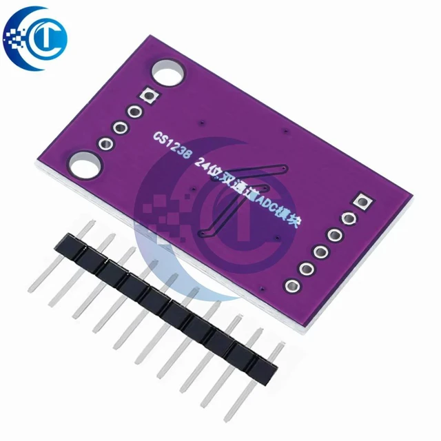 Alt view image 3 of 3 - DIY Weighing Scale ADC Module - 24-Bit Dual-Channel CS1238 with Onboard TL431 External Reference