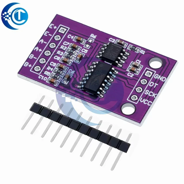 Alt view image 2 of 3 - DIY Weighing Scale ADC Module - 24-Bit Dual-Channel CS1238 with Onboard TL431 External Reference