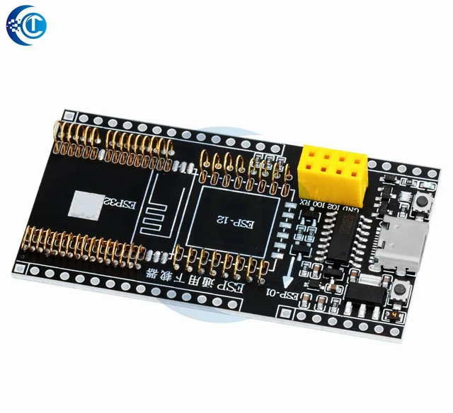 Alt view image 3 of 3 - ESP8266 ESP32-WRO-VER Development Board Test Programmer Socket Downloader for ESP-01 ESP01S ESP12 ESP32 Adapter CH340