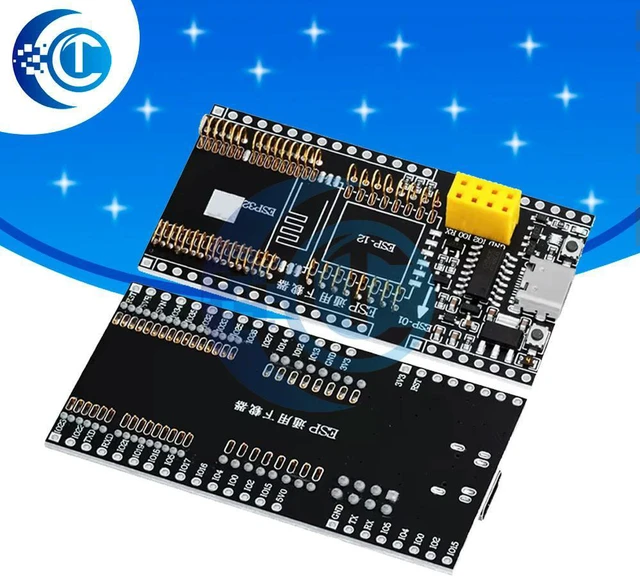 Main image of ESP8266 ESP32-WRO-VER Development Board Test Programmer Socket Downloader for ESP-01 ESP01S ESP12 ESP32 Adapter CH340