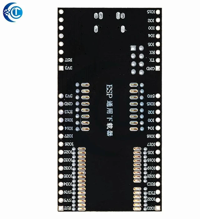 Alt view image 2 of 3 - ESP8266 ESP32-WRO-VER Development Board Test Programmer Socket Downloader for ESP-01 ESP01S ESP12 ESP32 Adapter CH340