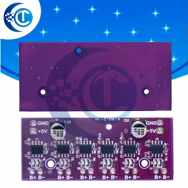 Main image of 6*1A Lithium Charging Module DC 5V PCB Circuit Board Charger Array for 4.2V Lithium Electric Accessories