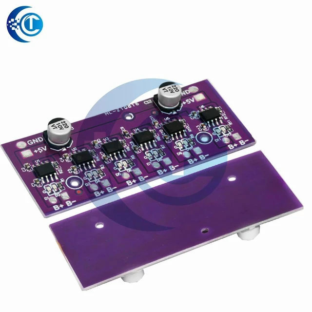 Alt view image 3 of 3 - 6*1A Lithium Charging Module DC 5V PCB Circuit Board Charger Array for 4.2V Lithium Electric Accessories