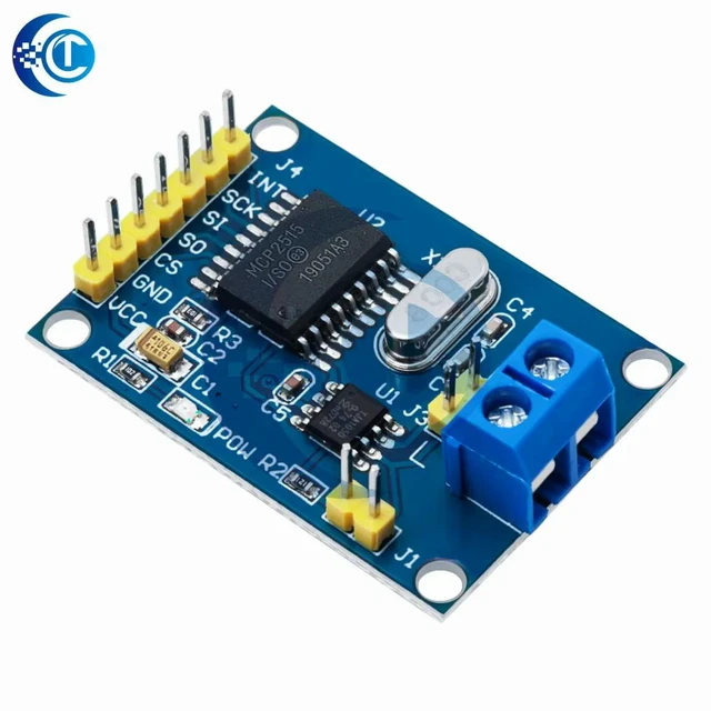 Alt view image 3 of 3 - 1PCS EGBO MCP2515 CAN Bus Module TJA1050 receiver SPI For 51 MCU ARM controller