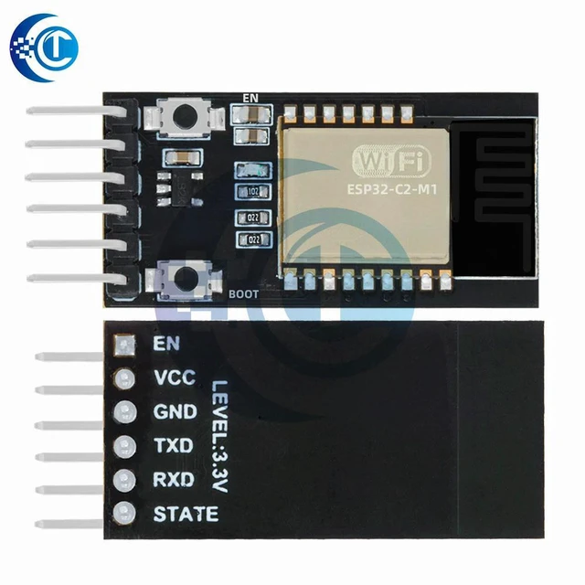 Alt view image 3 of 3 - ESP32-C2-M1 Module - UART Serial Port Transparent Transmission, DT-06/HC-05 Compatible for -Based Projects
