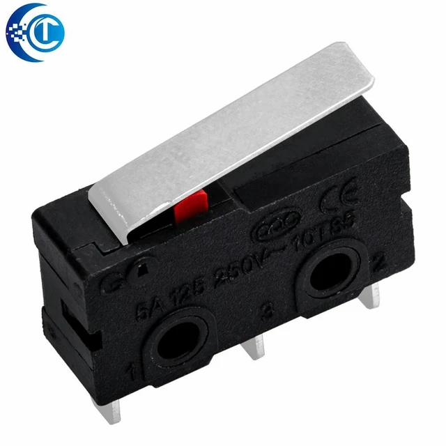 Alt view image 2 of 3 - 10PCS KW113Z 3PIN Micro Switch 5A 250VAC, BuckleStyle ON/OFF Tact Switch