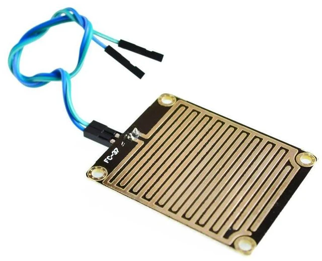 Alt view image 3 of 3 - Snow Raindrops Detection Sensor Module Rain Weather Module Humidity For Relay Control Module Rain water sensor module