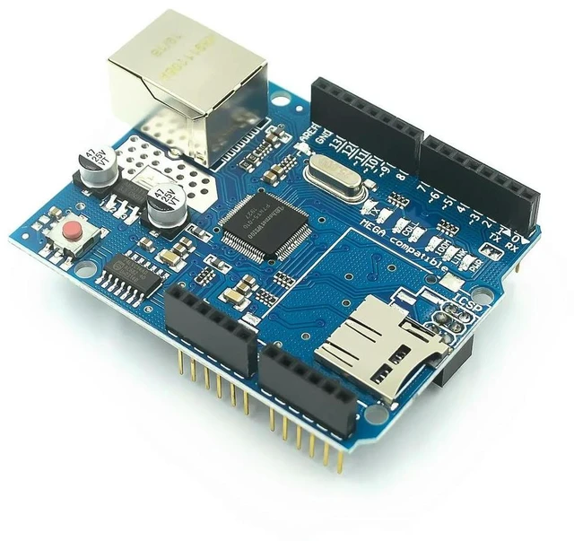 Alt view image 2 of 3 - Shield Ethernet Shield W5100 R3 FOR UNO Mega 2560 1280 328 UNR R3 only W5100 Development board