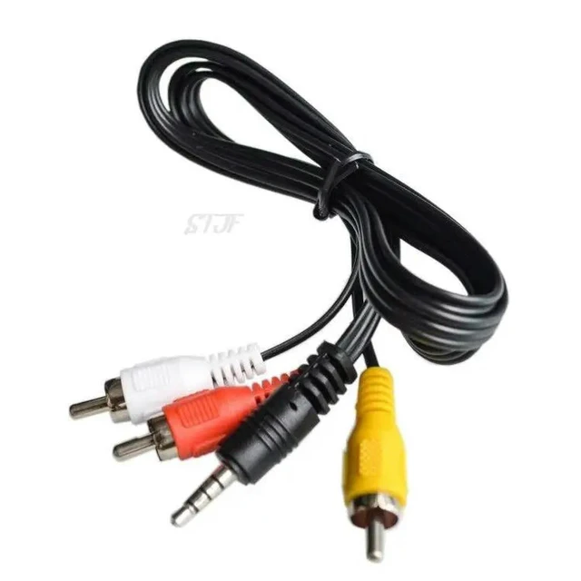 Alt view image 2 of 2 - for Raspberry Pi B+ AV Cable / Specified AV Cable for for Raspberry Pi 3 B (Black)
