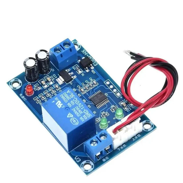 Alt view image 3 of 3 - XH-M203 water level controller automatic water level controller water level switch level water pump controller