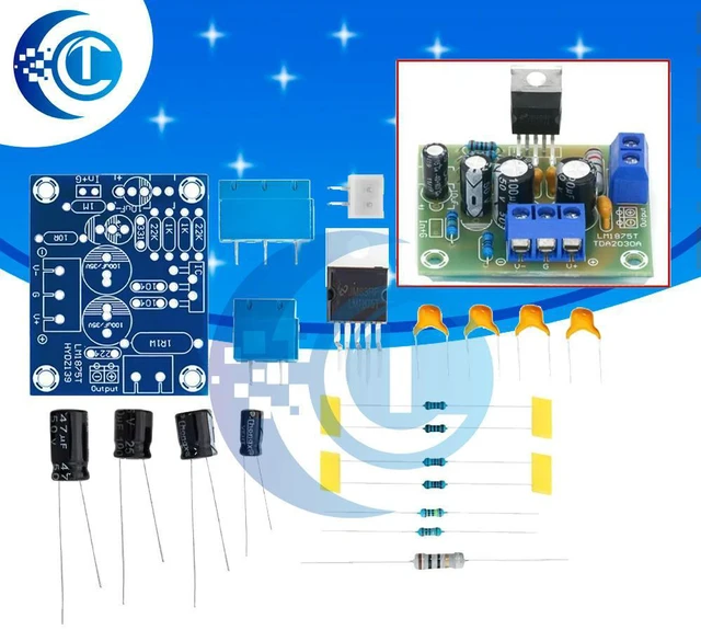 Main image of LM1875T mono boom level power 30W amplifier board speaker power amplifier PCB production DIY kit LM1875