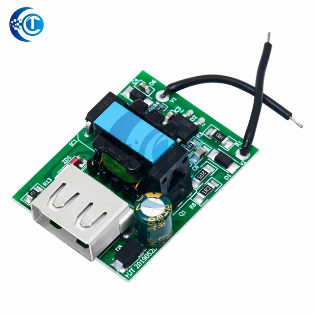 Alt view image 3 of 3 - USB DC Step Down Module Isolated Power Supply Buck Converter Stabilizer 12V 24V 36V 48V 72V to 5V 1A