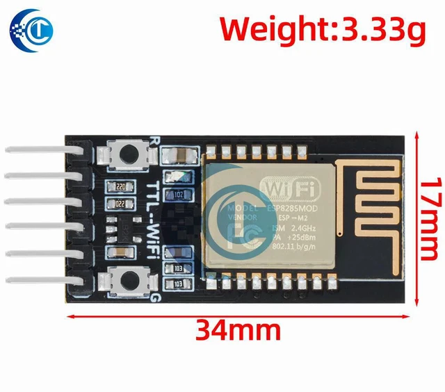 Alt view image 2 of 3 - DT-06 Serial Port Transparent Transmission Module TTL to Compatible with Bluetooth HC-06 interface ESP-M2