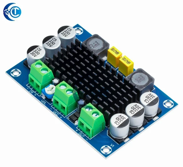 Alt view image 3 of 3 - XH-M542 TPA3116 D2 Mono Amplifier Board - 100W Maker-Friendly Digital Audio Power Module