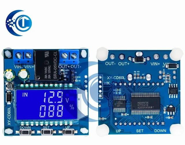 Alt view image 3 of 3 - CD60L Solar Charger Controller 12V 24V 48V Charging Discharge Control Module Under voltage Current protector Board