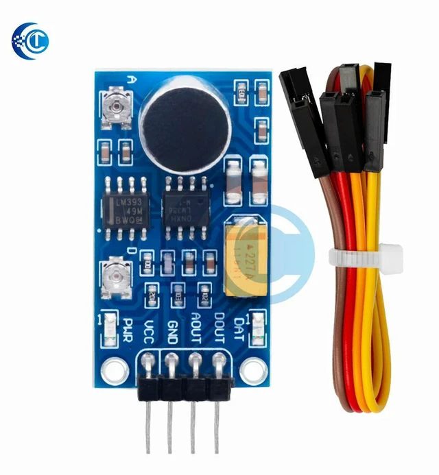 Alt view image 3 of 3 - LM386 3.3v-5.3v Audio Power Amplifier Module Sound Detection Sensor Voice Sensor Board for Ambient Sound Detection