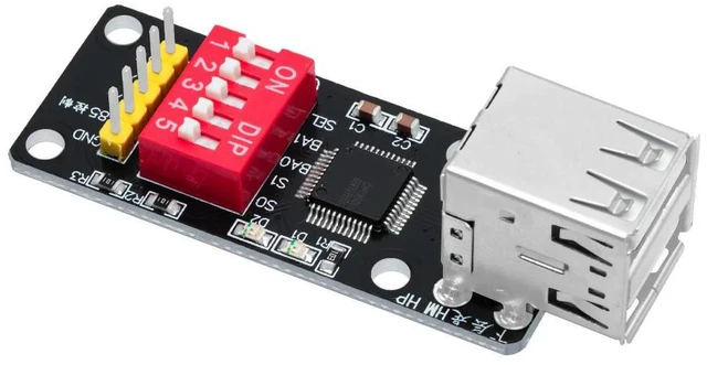 Main image of Ch9350 module hid keyboard mouse to serial port virtual keyboard scanning gun to serial port KVM