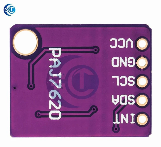 Alt view image 2 of 3 - PAJ7620U2 9-Gesture Sensor: I2C Interface Module for & Microcontroller Projects