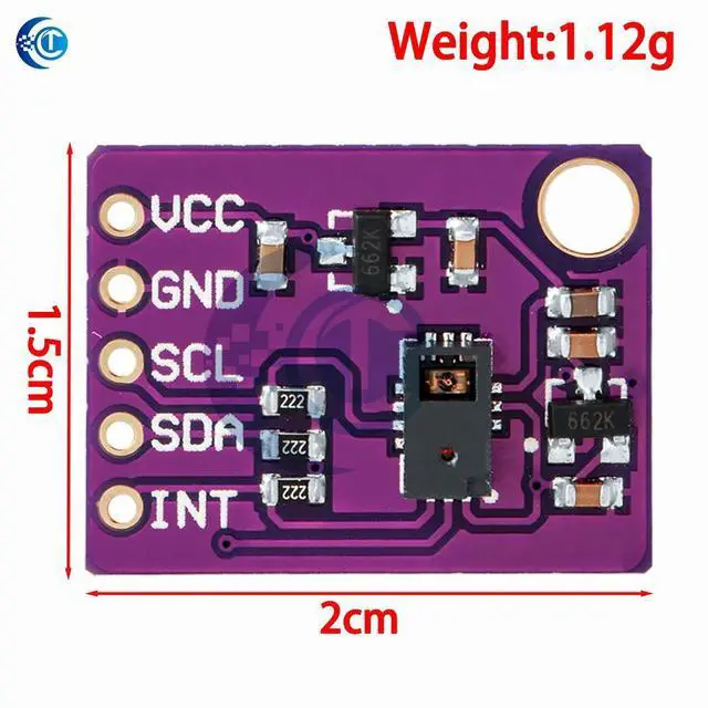 Alt view image 3 of 3 - PAJ7620U2 9-Gesture Sensor: I2C Interface Module for & Microcontroller Projects