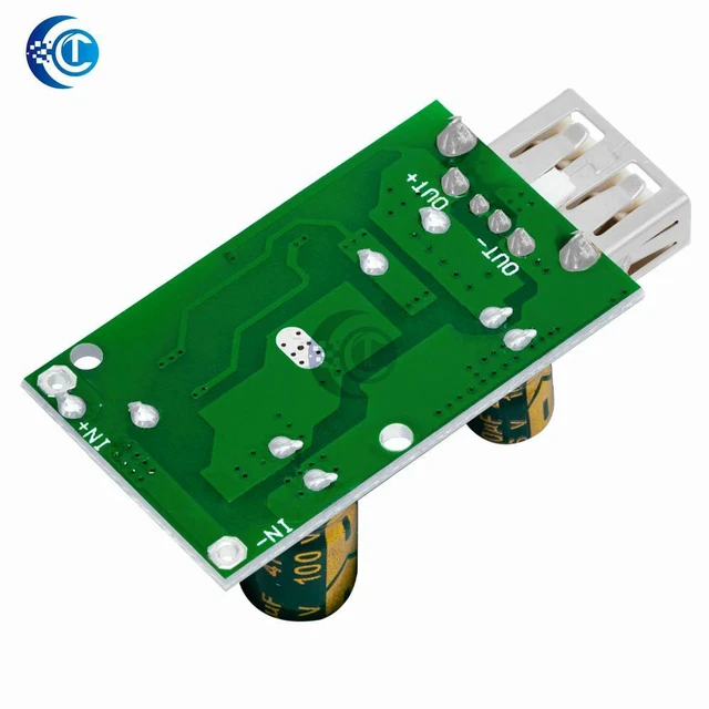 Alt view image 2 of 3 - 12V 24V 48V 60V 72V DC-DC Step Down Buck Converter 5V 2A Dual USB Output Car Phone Power Supply Charging Module Charger Board