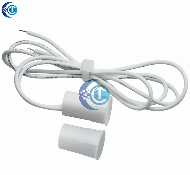 Alt view image 3 of 3 - 1 Pair Home Security Magnetic Door/Window Alarm Sensor - RC-33/MC-33 Recessed Reed Switch (DC 100V 300mA)