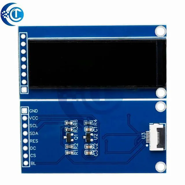 Alt view image 3 of 3 - 1.68" Long Bar TFT Display (NV3007) 148x142 Full View Angle SPI Color Screen for Projects