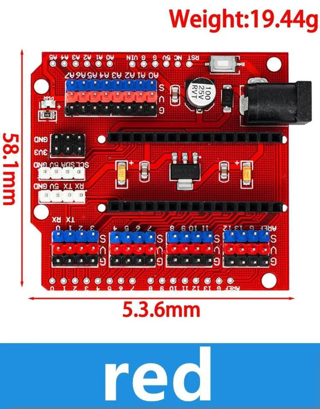 Main image of shield expansion Sensor Shield Module For UNOR3 Nano V3.0 3.0 Controller Compatible Board I2C PWM Interface 3.3V
