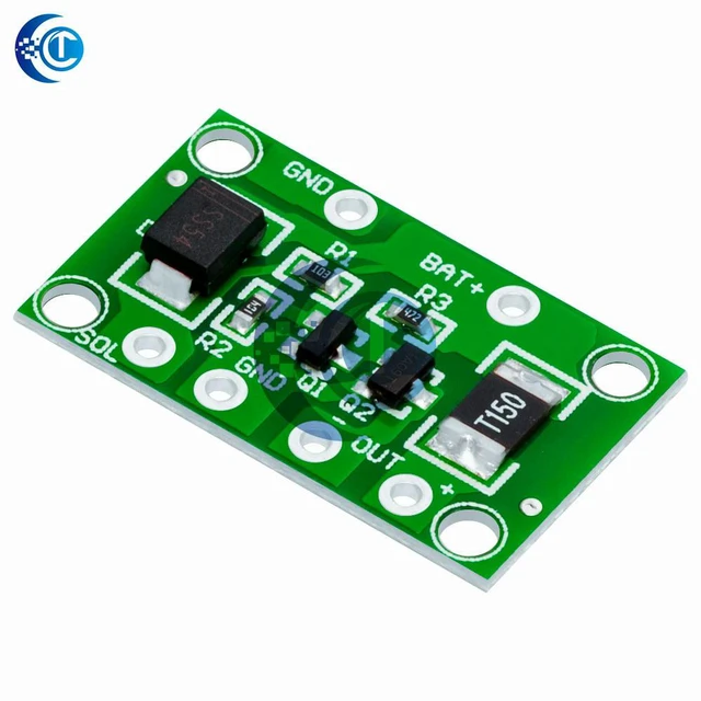 Alt view image 3 of 3 - Solar PCB Controller 3.2V 3.7V 6V 12V 1A Light Control Solar Lawn Lamp Landscape Lamp Switch Charger Controller Module