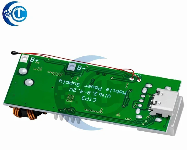 Alt view image 2 of 3 - PD/QC4.0/QC3.0 Dual-Way Quick Charge Board: Type-C USB for Power Banks & Phones (4.5A 18W, 3.7V-5V/9V Boost)