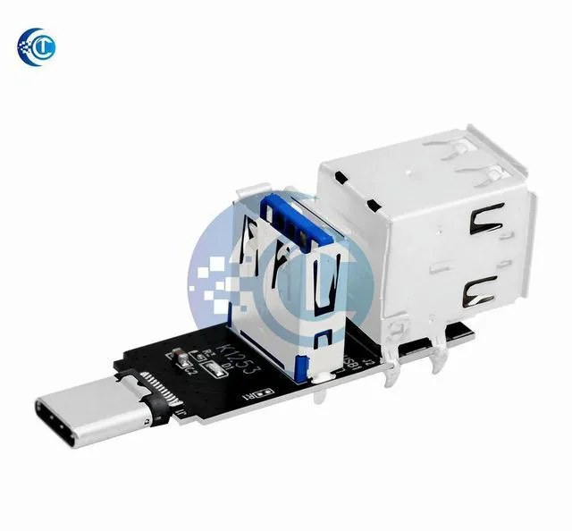 Alt view image 2 of 3 - DIY USB Hub Expansion Board - 3-Port USB-A & Type-C Interface Converter for Electronics Projects