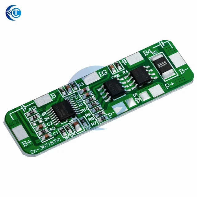 Alt view image 3 of 3 - 1PC BMS Protection Module (4S 20A): 4.35V/2.5V Protection + 5A Discharge & Cell Balancing