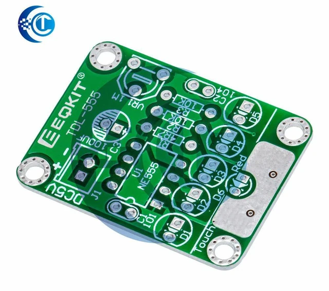 Alt view image 2 of 3 - DIY Kit Touch LED Light Kit Touch Delay Lamp Electronic Parts Production Kit DC 5V adjustable 3s to 130s Adjustable