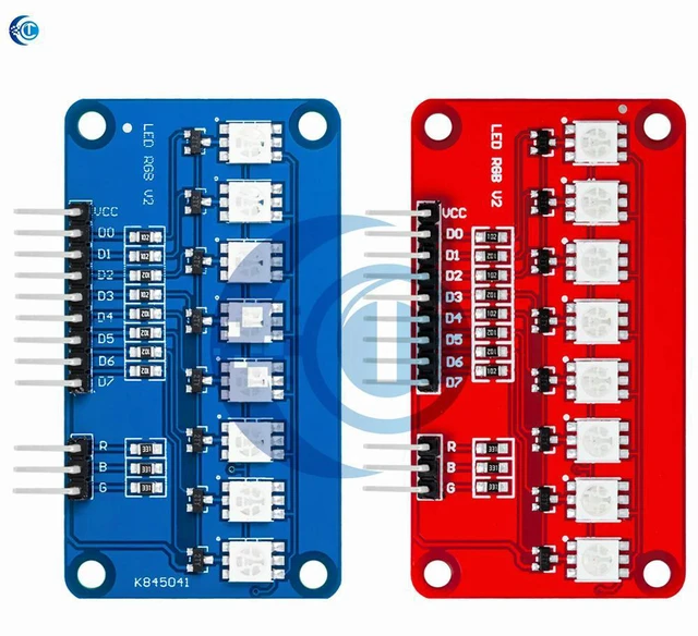 Alt view image 3 of 3 - High Brightness 5050 RGB Full Color LED Module, Waterproof Light Board for Car and Robot DIY Projects