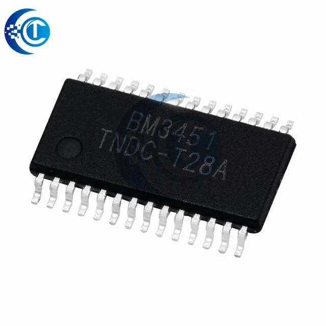 Alt view image 3 of 3 - 100% BYD BM3451TNDC-T28A IC, SOP-28 Encapsulation Integrated Circuit Chip