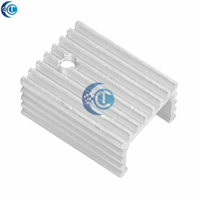 Main image of 10PCSTO-220 Heatsink Kit 20×15×10mm Aluminum High-Efficiency Cooling Radiator for Power Transistors & Electronic DIY Projects