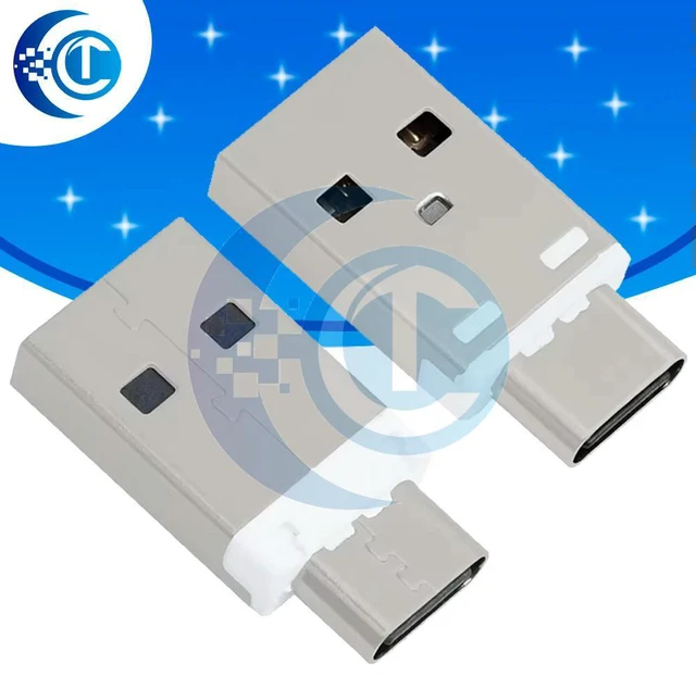 Main image of QC4.0/QC3.0/PD 5A Fast Charging Adapter - Mini USB 3.1 Type-A to Type-C Converter for Mobile Chargers