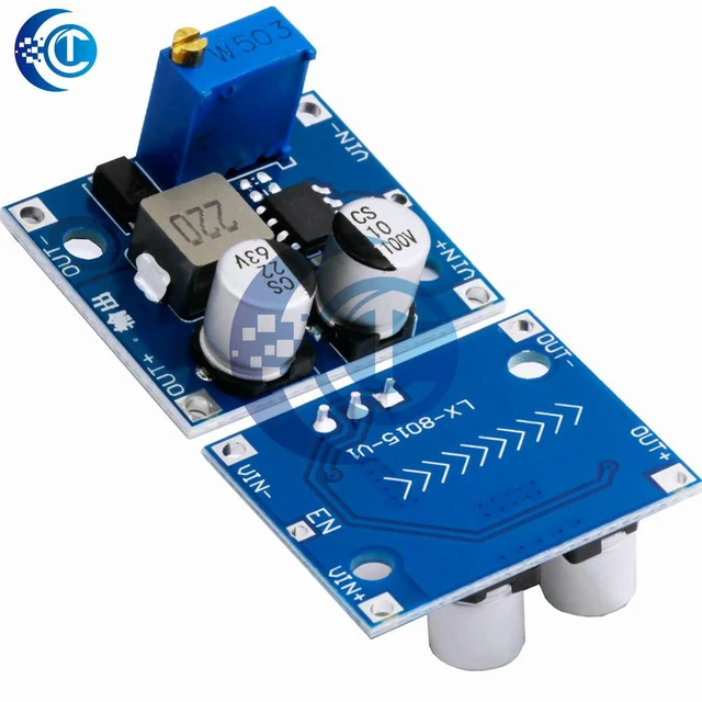 Alt view image 3 of 3 - LX8015 DC-DC Adjustable Step-down Power Module Input 5-80V To 1-62V 1.5A Power Converter Over XL7015 For Solar Energy Circuit