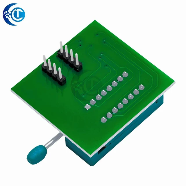 Alt view image 2 of 3 - SOP8/DIP8 1.8V SPI Flash Adapter - W25/MX25 Module Compatible with TL866/EZP/CH341 Programmers (Maker-Friendly)