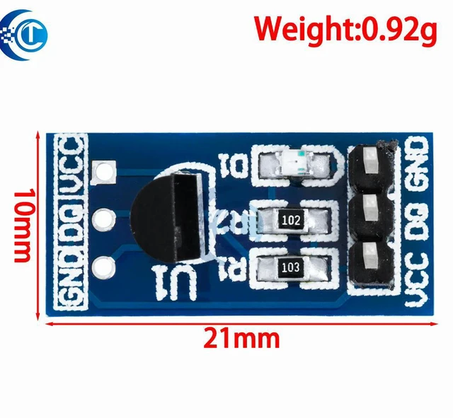 Alt view image 3 of 3 - EGBO DS18B20 Temperature Probe Module - Ideal for Temperature Monitoring