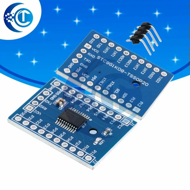 Alt view image 2 of 3 - 1.9V-5.5V STC8G1K08 Core Board TSSOP20 Development Module for Learning & Demonstration