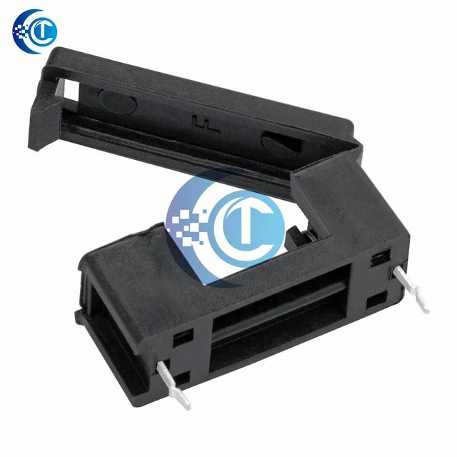 Alt view image 3 of 3 - 10PCS BLX-A Type Fuse Holder: 5x20mm Fuse Seat with Protective Cover for Fuse Tubes