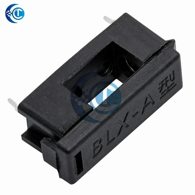 Alt view image 2 of 3 - 10PCS BLX-A Type Fuse Holder: 5x20mm Fuse Seat with Protective Cover for Fuse Tubes