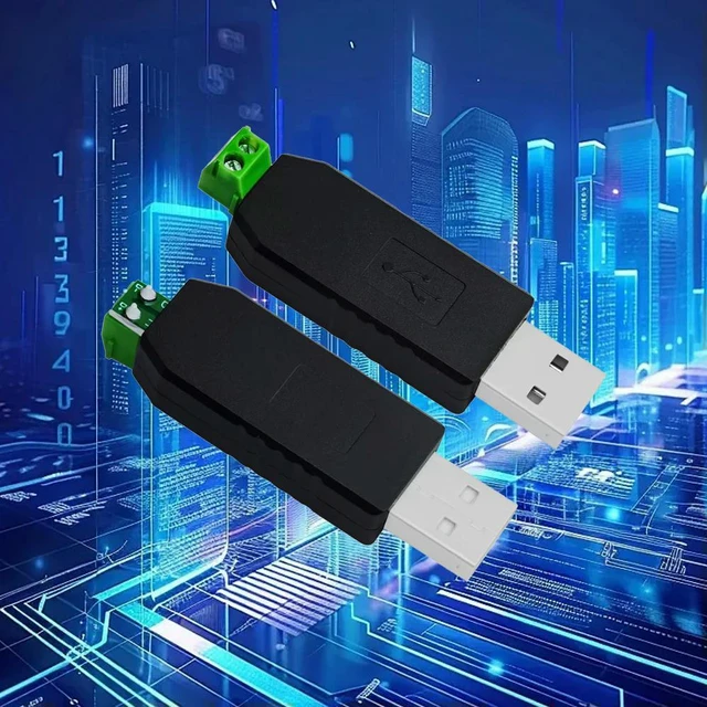 Alt view image 2 of 3 - Wide Compatibility RS485 to USB Adapter, Compatible with XP/7/10/11, Vista, Linux, macOS, WinCE 5.0
