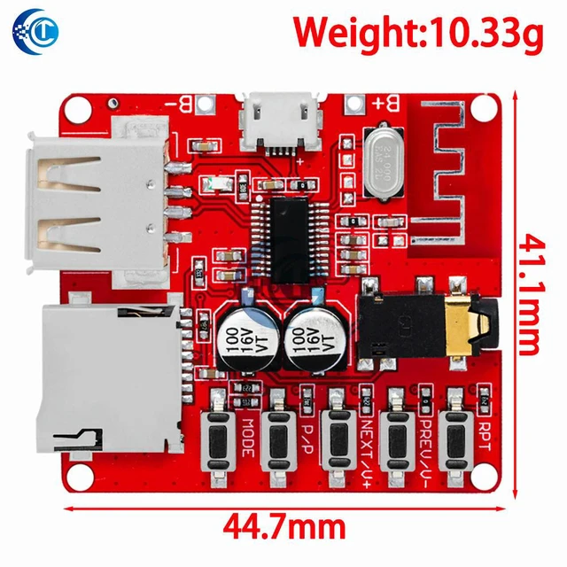 Alt view image 3 of 3 - MP3 Decoder Car Module: Bluetooth 4.1 Supports Lossless High-Fidelity Audio