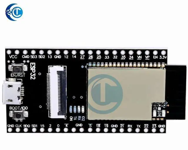 Alt view image 2 of 3 - ESP32-W-ROVER Board with Camera ESP32 CAM Camera Module Wi-Fi Bluetooth Module for IDE C Python Code GC2640