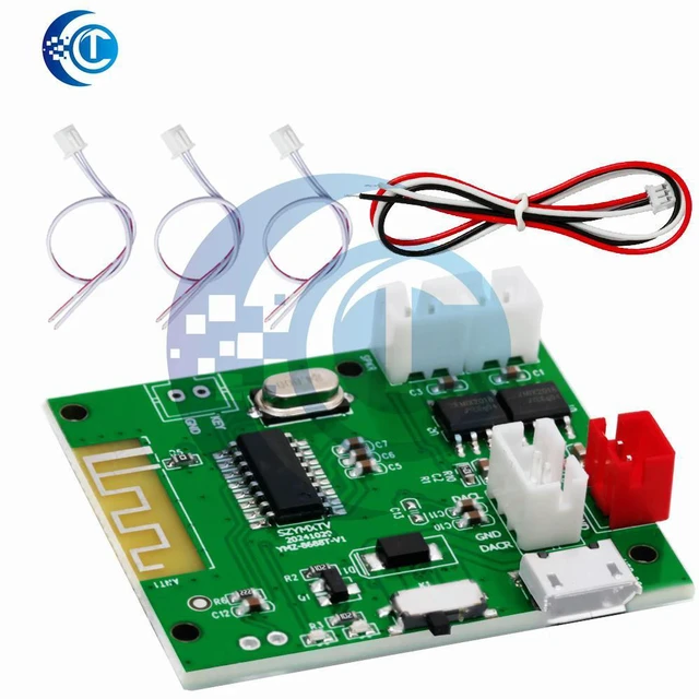 Alt view image 2 of 3 - 1pcs TWS Bluetooth 5.3 Power Amplifier Board: 5W×2 Dual Channel, 3.7V/5V Micro USB for Car, Home Speaker & Subwoofer DIY